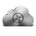 Cloud Icon (Safari, Silver)